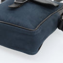 BOTTEGA VENETA Shoulder Bag Canvas Navy 113097 Auth bs35933-9