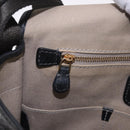 LOEWE Anagram Shoulder Bag PVC Gray Gold Auth bs35936-24
