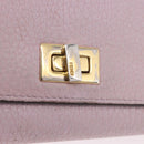 FENDI Long Wallet Leather Purple Gold 8M0427 Auth bs35938-13