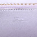 FENDI Long Wallet Leather Purple Gold 8M0427 Auth bs35938-20