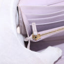 FENDI Long Wallet Leather Purple Gold 8M0427 Auth bs35938-21