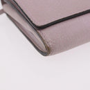 FENDI Long Wallet Leather Purple Gold 8M0427 Auth bs35938-9