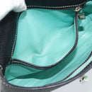 TIFFANY&Co. Shoulder Bag Leather Black Silver Auth bs35941-21