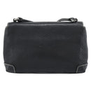 TIFFANY&Co. Shoulder Bag Leather Black Silver Auth bs35941-2