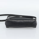 TIFFANY&Co. Shoulder Bag Leather Black Silver Auth bs35941-5