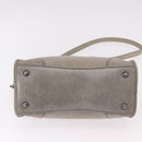 Miu Miu Hand Bag Leather 2way Gray Auth bs35942M-5
