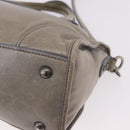 Miu Miu Hand Bag Leather 2way Gray Auth bs35942M-16