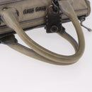 Miu Miu Hand Bag Leather 2way Gray Auth bs35942M-7