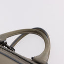Miu Miu Hand Bag Leather 2way Gray Auth bs35942M-8