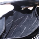 BOTTEGA VENETA Shoulder Bag Canvas Black Gold Auth bs35947-20
