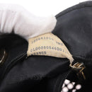 BOTTEGA VENETA Shoulder Bag Canvas Black Gold Auth bs35947-21