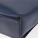 Christian Dior Shoulder Bag Leather Blue Gold Auth bs35948-13