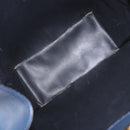 Christian Dior Shoulder Bag Leather Blue Gold Auth bs35948-16