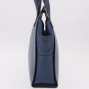Christian Dior Shoulder Bag Leather Blue Gold Auth bs35948-4