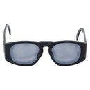 CHANEL Sunglasses Plastic Black Gold CC Auth bs35953-2