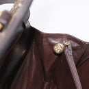 CELINE C Saluki Shoulder Bag Brown Gold Auth bs35956-21