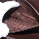 CELINE C Saluki Shoulder Bag Brown Gold Auth bs35956-27