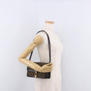 CELINE C Saluki Shoulder Bag Brown Gold Auth bs35956-30