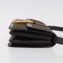 CELINE C Saluki Shoulder Bag Brown Gold Auth bs35956-4