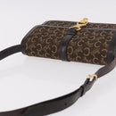 CELINE C Saluki Shoulder Bag Brown Gold Auth bs35956-6