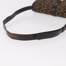 CELINE C Saluki Shoulder Bag Brown Gold Auth bs35956-7