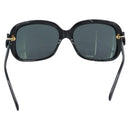 CHANEL Sunglasses Plastic Black Gold CC Auth bs35959-3