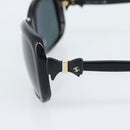 CHANEL Sunglasses Plastic Black Gold CC Auth bs35959-7