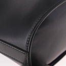CELINE Shoulder Bag Leather Black Gold Auth bs35960V-10