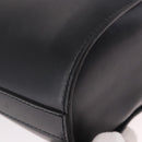 CELINE Shoulder Bag Leather Black Gold Auth bs35960V-12