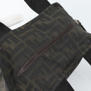 FENDI Zucca Canvas Hand Bag Brown Auth bs35961-7