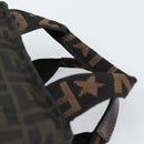 FENDI Zucca Canvas Hand Bag Brown Auth bs35961-14