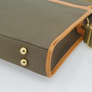 Burberrys Business Bag Canvas 2way Brown Gold Auth bs35965-14