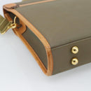 Burberrys Business Bag Canvas 2way Brown Gold Auth bs35965-15