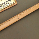 Burberrys Business Bag Canvas 2way Brown Gold Auth bs35965-17