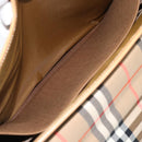 Burberrys Business Bag Canvas 2way Brown Gold Auth bs35965-24