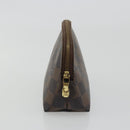 LOUIS VUITTON Damier Ebene Pochette Cosmetic PM Pouch N47516 LV Auth bs35970-4