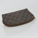 LOUIS VUITTON Damier Ebene Pochette Cosmetic PM Pouch N47516 LV Auth bs35970-5
