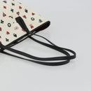 BALLY Tote Bag Leather PVC White Silver Auth bs35973A-7
