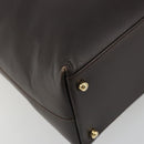 GUCCI Bamboo Hand Bag Leather Brown Gold 002 0505 Auth bs35974-11