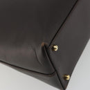 GUCCI Bamboo Hand Bag Leather Brown Gold 002 0505 Auth bs35974-13