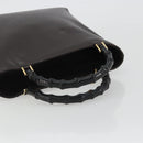 GUCCI Bamboo Hand Bag Leather Brown Gold 002 0505 Auth bs35974-7