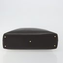 GUCCI Bamboo Hand Bag Leather Brown Gold 002 0505 Auth bs35974-9