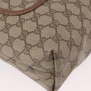 GUCCI GG Supreme Web Sherry Line Tote Bag PVC Beige 39 02 003 Auth bs35976-9