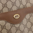 GUCCI GG Supreme Web Sherry Line Tote Bag PVC Beige 39 02 003 Auth bs35976-18