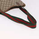 GUCCI GG Supreme Web Sherry Line Tote Bag PVC Beige 39 02 003 Auth bs35976-8
