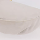 BOTTEGA VENETA Shoulder Bag Leather White Gold Auth bs35978V-13