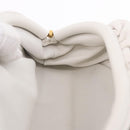 BOTTEGA VENETA Shoulder Bag Leather White Gold Auth bs35978V-17