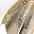GUCCI Tote Bag Patent leather 2way Beige Gold 000 1118 0503 Auth bs35979-20
