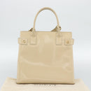GUCCI Tote Bag Patent leather 2way Beige Gold 000 1118 0503 Auth bs35979-12