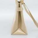 GUCCI Tote Bag Patent leather 2way Beige Gold 000 1118 0503 Auth bs35979-3